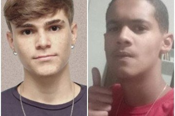 Rodrigo Castanheiras e Leonardo da Silva: vítimas da brutal da violência que ceifa a vida de jovens no DF -  (crédito: Reprodução/redes sociais - material cedido ao Correio)