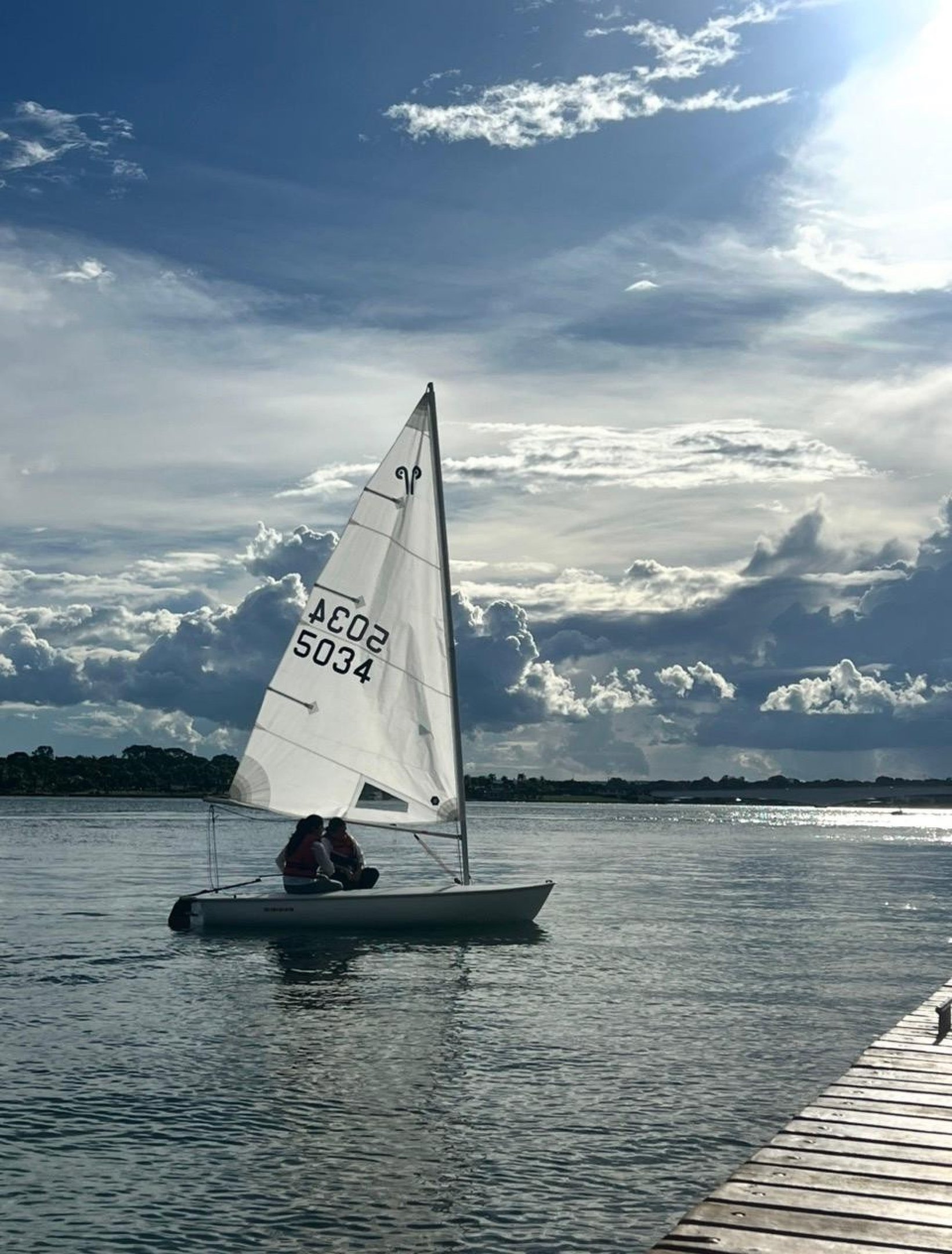  Pr&aacute;tica de vela no Lago Parano&aacute;