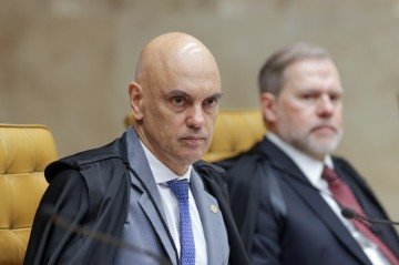 A interrupção do ministro Moraes ocorreu por meio de um pedido de vista, travando a análise que era realizada no plenário virtual desde a última sexta-feira (13/2)  -  (crédito: Rosinei Coutinho / STF)