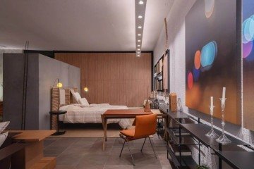 Mesas retráteis ou dobráveis são verdadeiros trunfos. Projeto de Conrado Lang Silva - (crédito: Cristiano Bauce (CasaCor)) Mesas retráteis ou dobráveis são verdadeiros trunfos. Projeto de Conrado Lang Silva - (crédito: Cristiano Bauce (CasaCor))