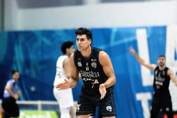 Cestinha da última partida com 23 pontos, Corvalan é novamente o trunfo do Brasília Basquete contra o Cruzeiro -  (crédito: Matheus Maranhão/Caixa Brasília Basquete)