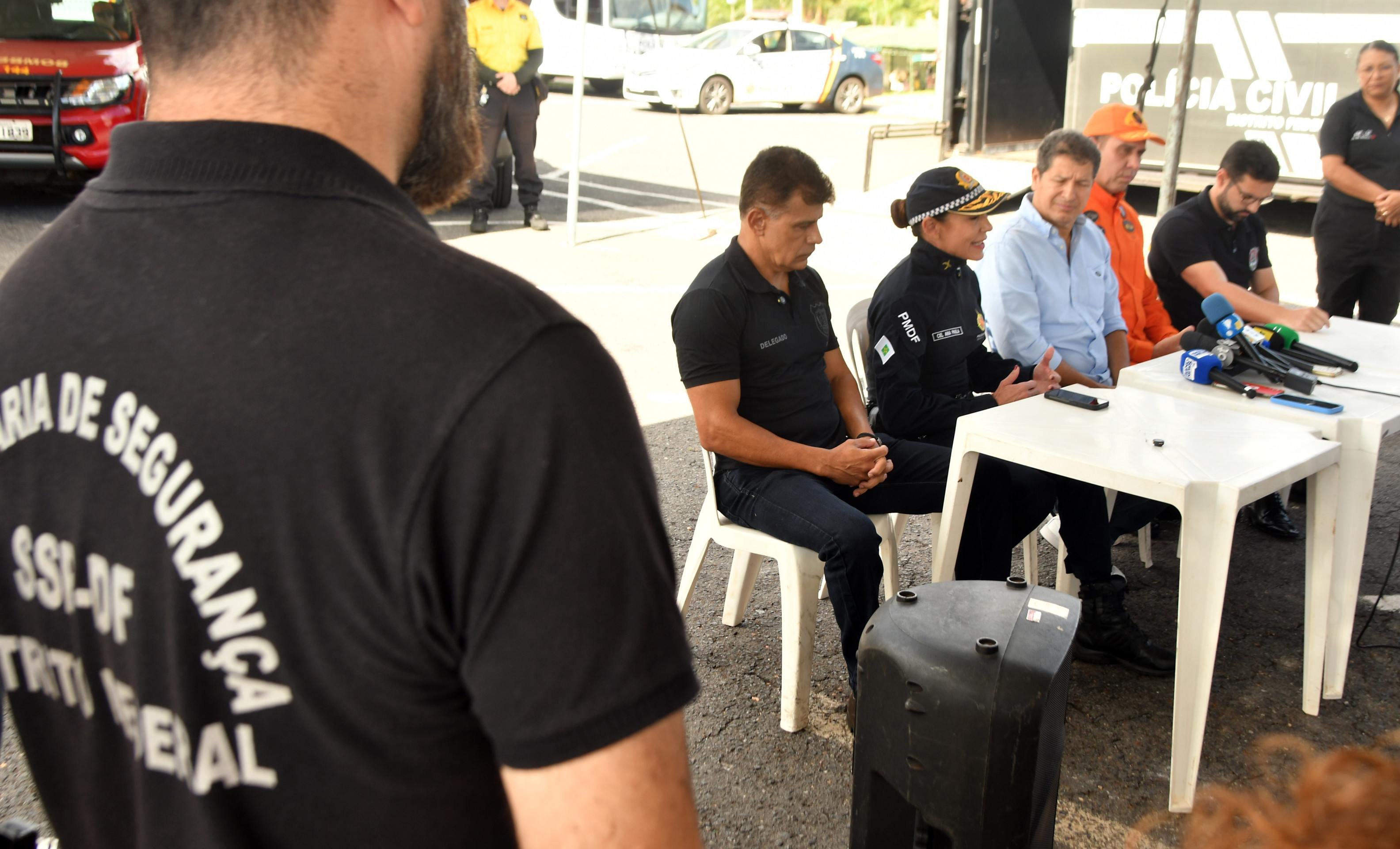 Coletiva de imprensa da Secretaria de Seguran&ccedil;a P&uacute;blica do Distrito Federal 