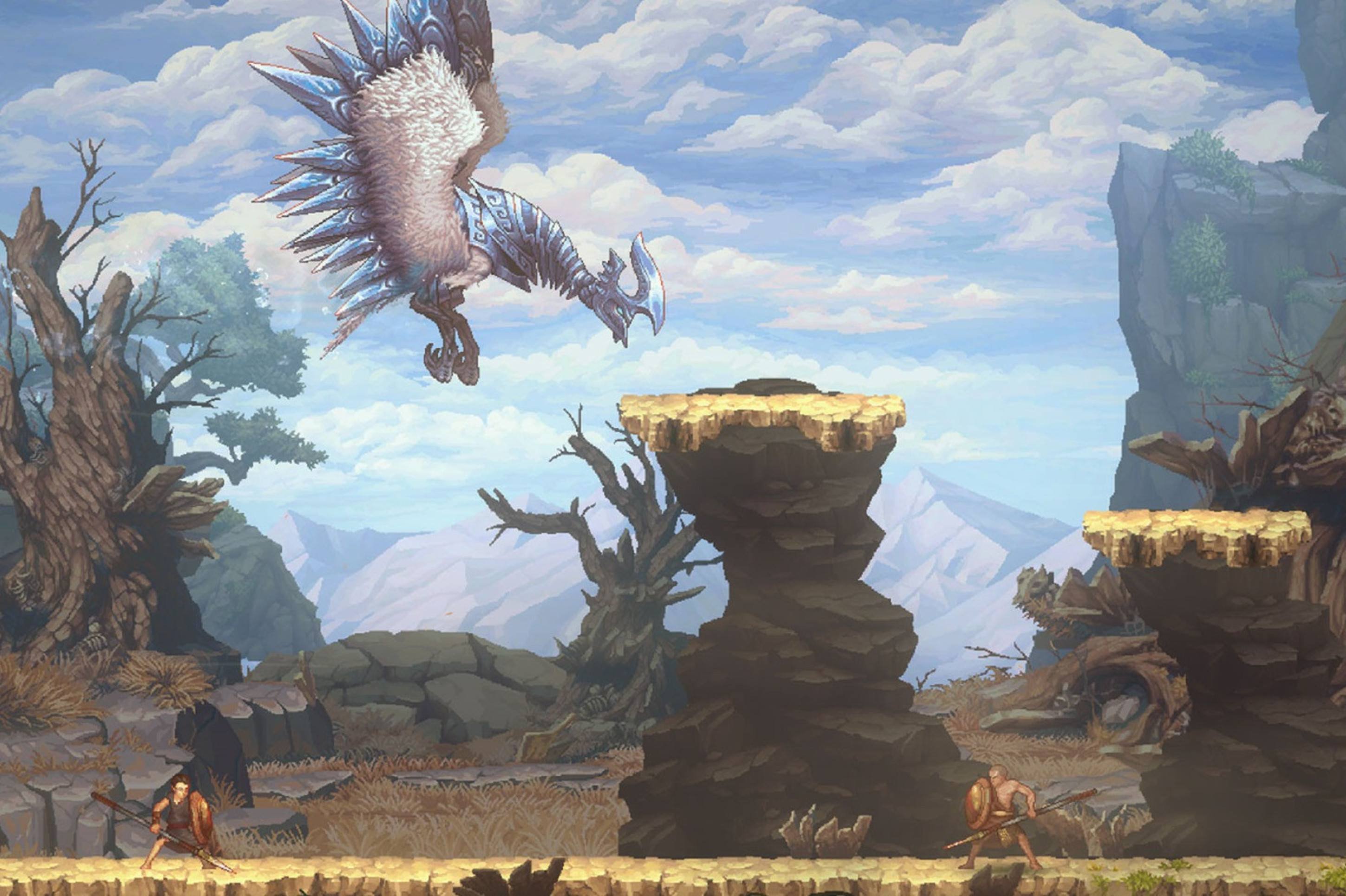 Nessa vers&atilde;o do jogo, Kratos e Deimos exploram os arredores de Esparta atr&aacute;s de um guerreiro que deserdou e fugiu