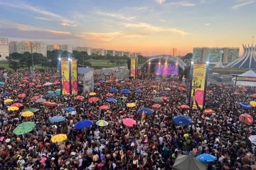 Carnaval de 2026 superou público do ano anterior -  (crédito: Secec-DF/ Amanda Lima)