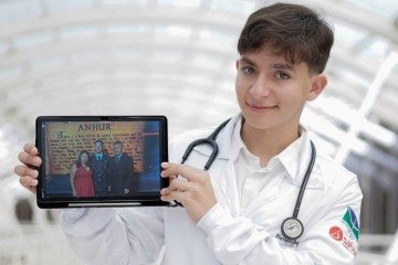 Hermínio Joaquim Júnior, aprovado em medicina na UnB - (crédito: Fotos: Arquivo pessoal ) Hermínio Joaquim Júnior, aprovado em medicina na UnB - (crédito: Fotos: Arquivo pessoal )