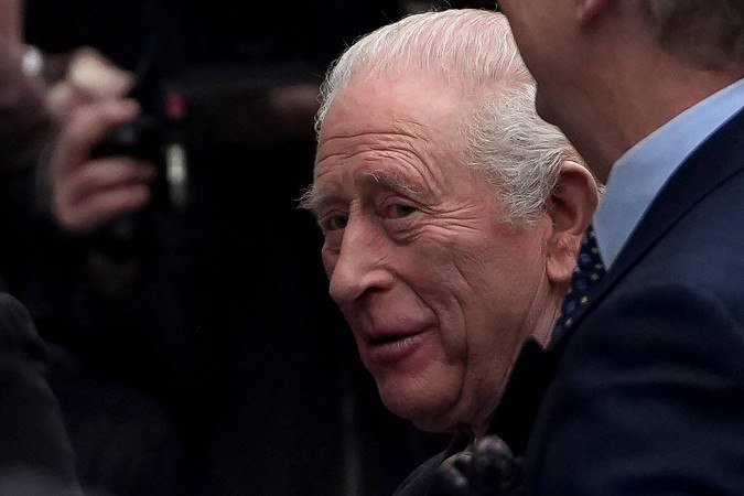 O rei Charles III na London Fashion Week: 