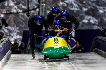 Melhor resultado do Brasil no 4-man foi o 20º lugar em Pequim-2022 - (crédito: Gabriel Heusi/COB) Melhor resultado do Brasil no 4-man foi o 20º lugar em Pequim-2022 - (crédito: Gabriel Heusi/COB)