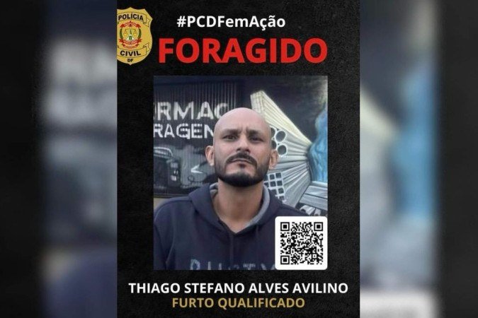 PCDF segue em busca de foragido dos crimes