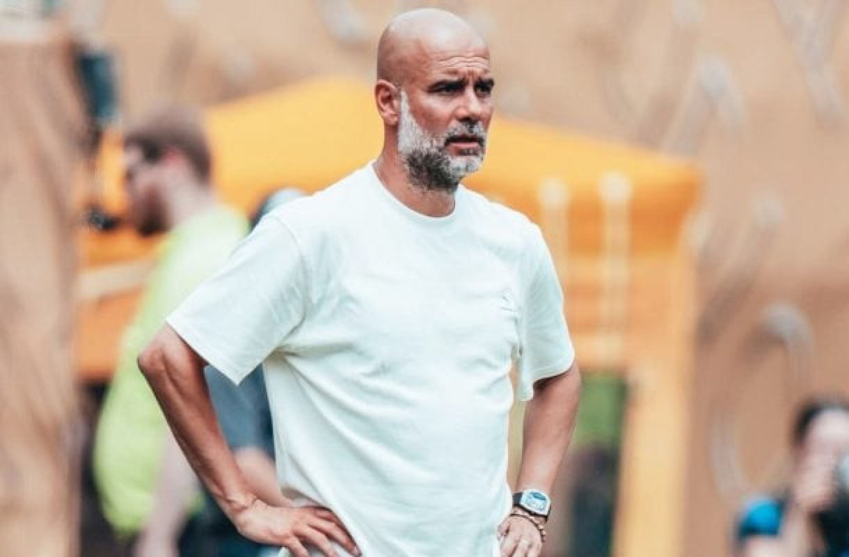 Guardiola deu uma aula sobre como combater o racismo - (crédito: Foto: Reprodução) Guardiola deu uma aula sobre como combater o racismo - (crédito: Foto: Reprodução)