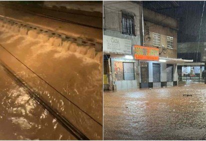 Bairro Mariano Procópio à esquerda e Bairro Vitorino Braga à direita -  (crédito: Reprodução)