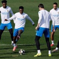 O duelo desta quarta-feira será o terceiro do ano entre Real Madrid e Benfica na temporada, com uma vitória para cada -  (crédito: Oscar del Pozo/AFP)