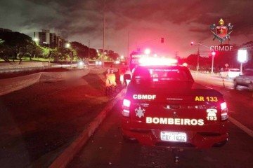 Idoso já foi encontrado sem vida no local do sinistro - (crédito: Divulgação/CBMDF) Idoso já foi encontrado sem vida no local do sinistro - (crédito: Divulgação/CBMDF)