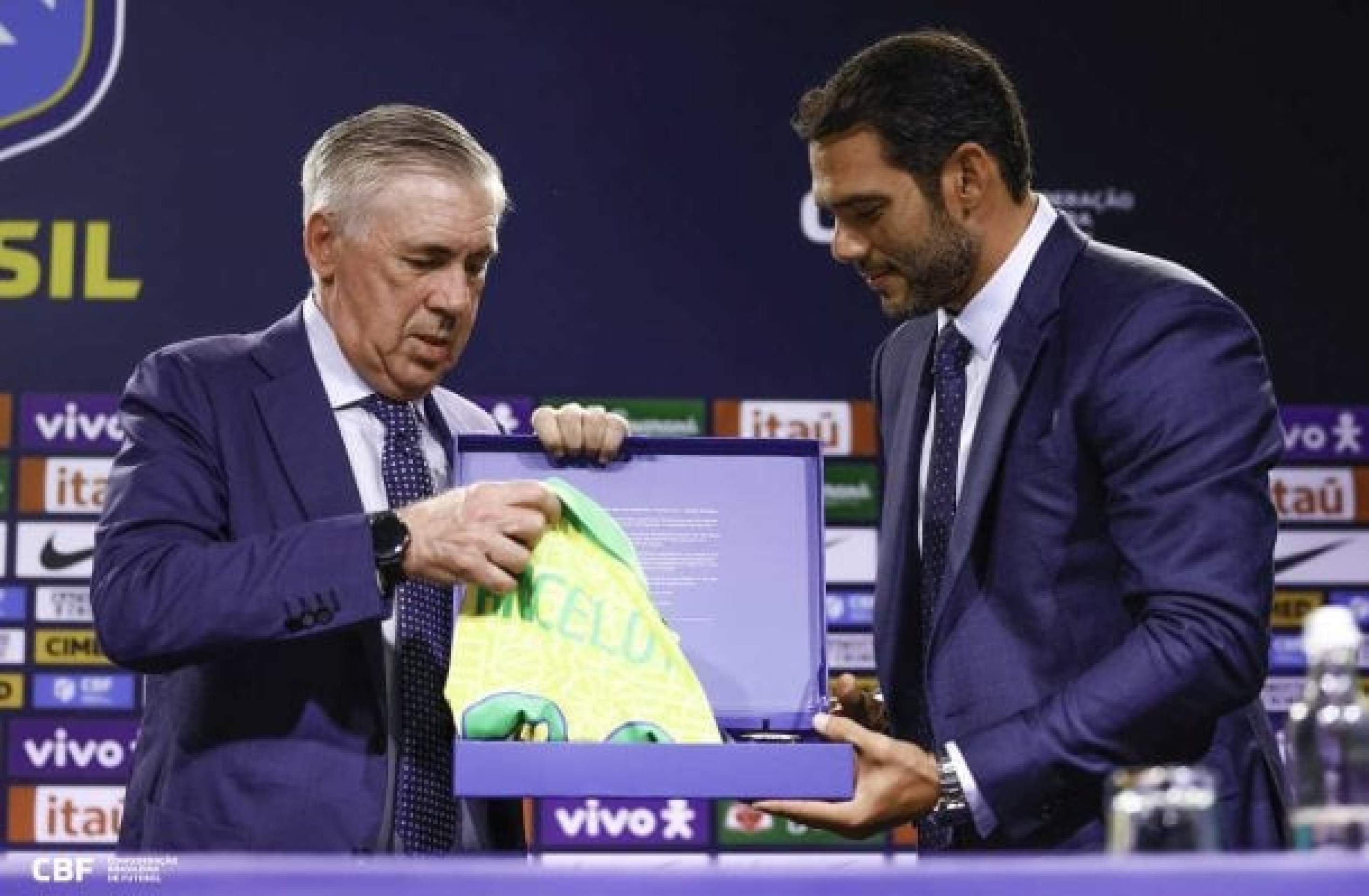 Carlo Ancelotti está em vias de assinar renovação contratual para seguir na Seleção Brasileira - (crédito: Foto: Rafael Ribeiro / CBF) Carlo Ancelotti está em vias de assinar renovação contratual para seguir na Seleção Brasileira - (crédito: Foto: Rafael Ribeiro / CBF)