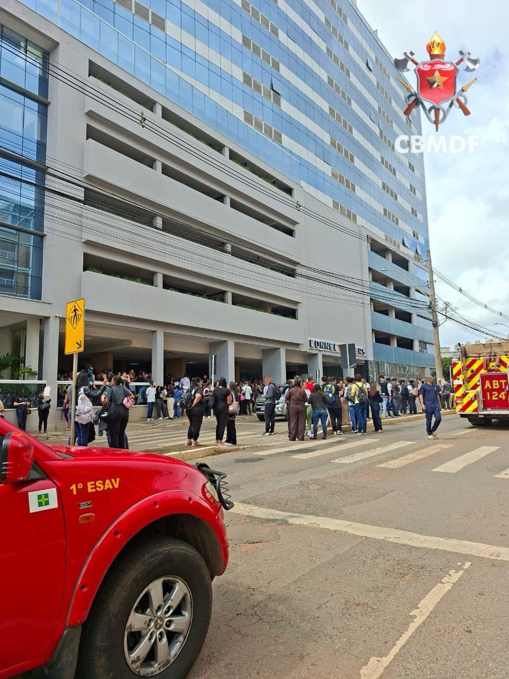 Vazamento químico mobiliza bombeiros em prédio de Taguatinga
