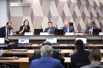 A CPI no Senado apura a atuação e a expansão de facções e milícias
 -  (crédito: Edilson Rodrigues/Agência Senado)