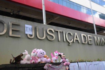 Protestos ocorreram em frente ao Tribunal de Justiça de Minas Gerais (TJMG) e caso ganhou repercussão nacional  -  (crédito: Gladyston Rodrigues/EM/D.A.Press)