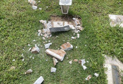 L&aacute;pides s&atilde;o alvo de vandalismo