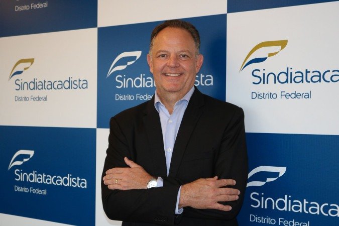 Alaor Gomes Neto, atual diretor do Sindiatacadista-DF e candidato &agrave; presid&ecirc;ncia da entidade em chapa &uacute;nica