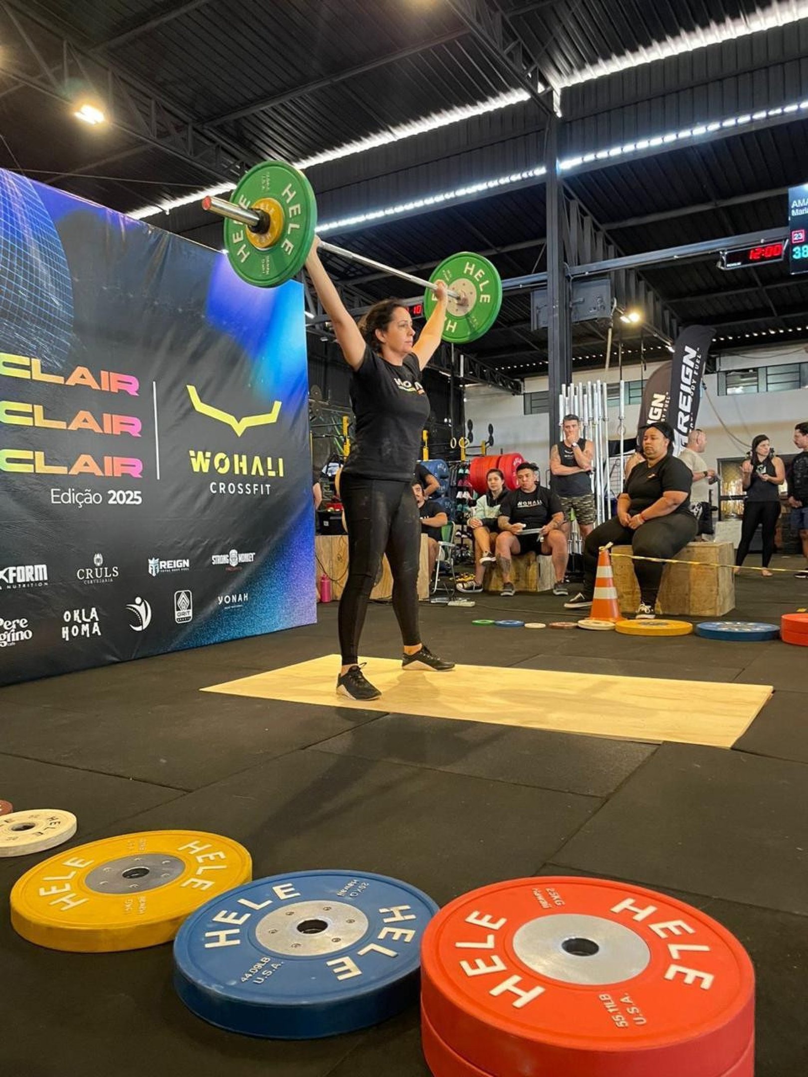 Maria j&aacute; competiu duas vezes e celebra a evolu&ccedil;&atilde;o consistente.