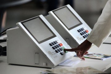  26/02/2026. Crédito: Minervino Júnior/CB/D.A Press. Brasil.  Brasilia - DF. Apresentação da urna de votação eletrônica na Rodoviária do Plano Piloto -  (crédito: Minervino Júnior/CB/D.A.Press)