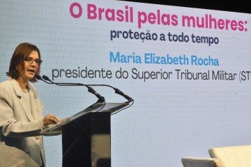Maria Elizabeth Rocha - STM no CB.Debate 'O Brasil pelas mulheres: proteção a todo tempo' - (crédito: Ed Alves/C.B./D.A Press) Maria Elizabeth Rocha - STM no CB.Debate 'O Brasil pelas mulheres: proteção a todo tempo' - (crédito: Ed Alves/C.B./D.A Press)