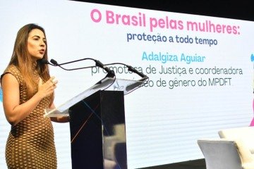 Adalgiza Aguiar no CB.Debate 'O Brasil pelas mulheres: proteção a todo tempo' - (crédito: Ed Alves CB/DA Press) Adalgiza Aguiar no CB.Debate 'O Brasil pelas mulheres: proteção a todo tempo' - (crédito: Ed Alves CB/DA Press)