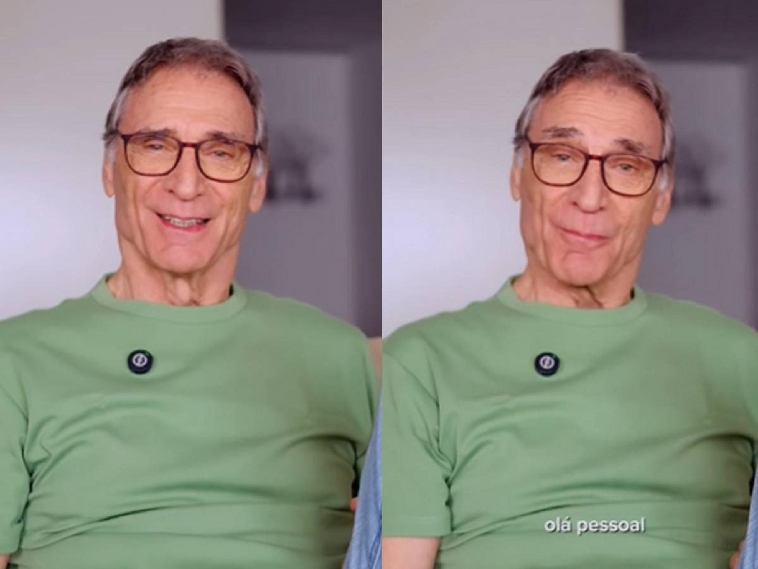 Herson Capri se pronuncia pela primeira vez após internação por infarto -  (crédito: Observatorio dos Famosos)