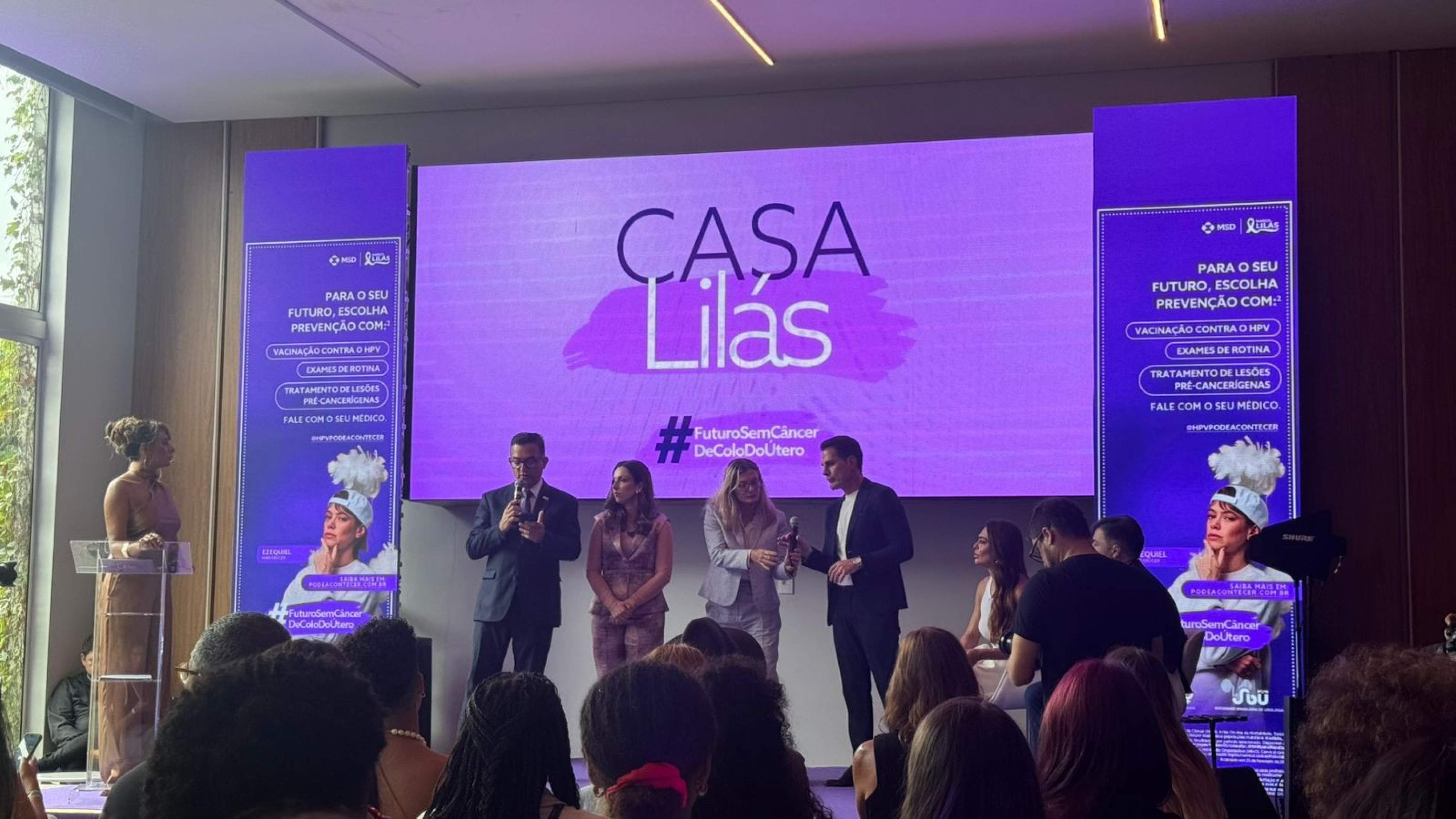 Casa Lil&aacute;s promoveu conversa com especialistas com o intuito de fomentar a conscientiza&ccedil;&atilde;o sobre c&acirc;ncer de colo de &uacute;tero