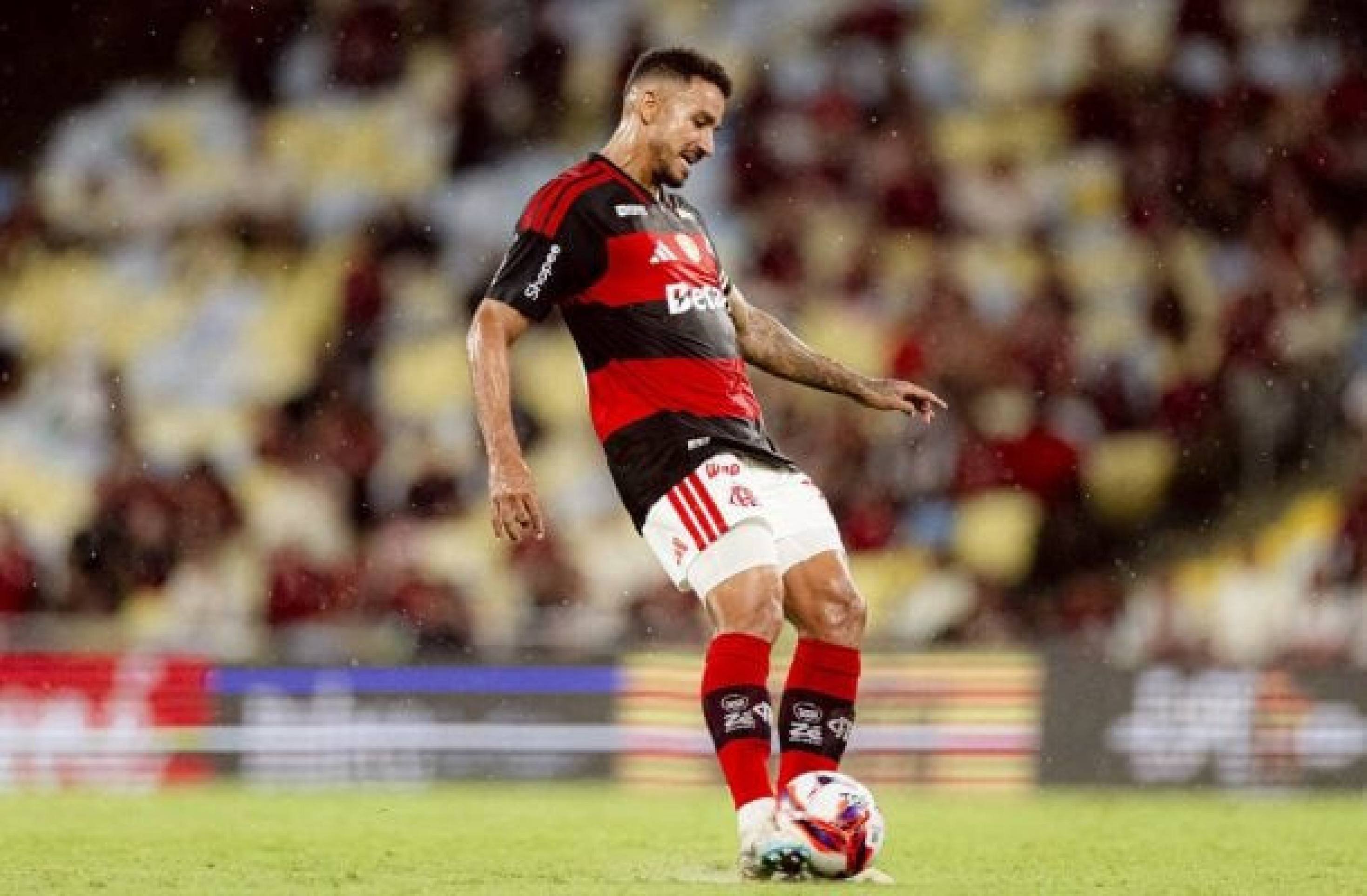 Defensor lamentou o vice rubro-negro diante de 60 mil pessoas - (crédito: Foto: Adriano Fontes / Flamengo) Defensor lamentou o vice rubro-negro diante de 60 mil pessoas - (crédito: Foto: Adriano Fontes / Flamengo)