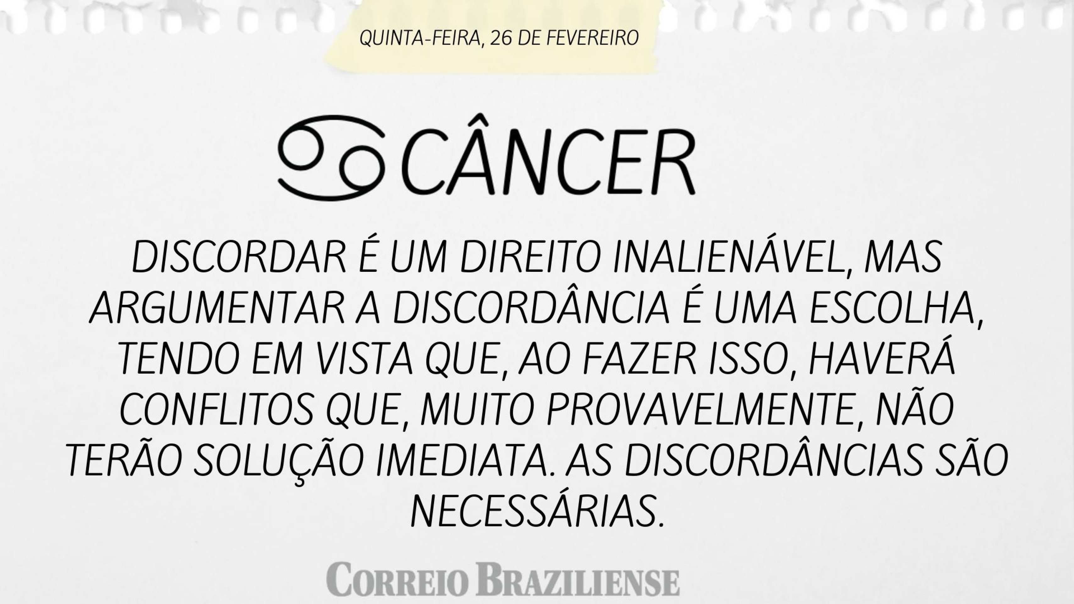 Hor&oacute;scopo desta segunda (2/3) 