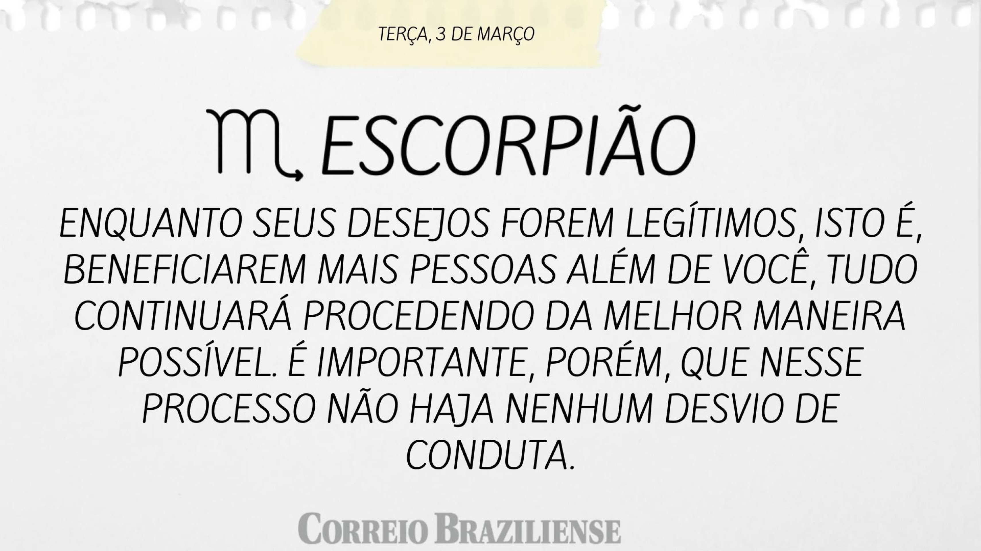 Hor&oacute;scopo desta ter&ccedil;a (3/3) 