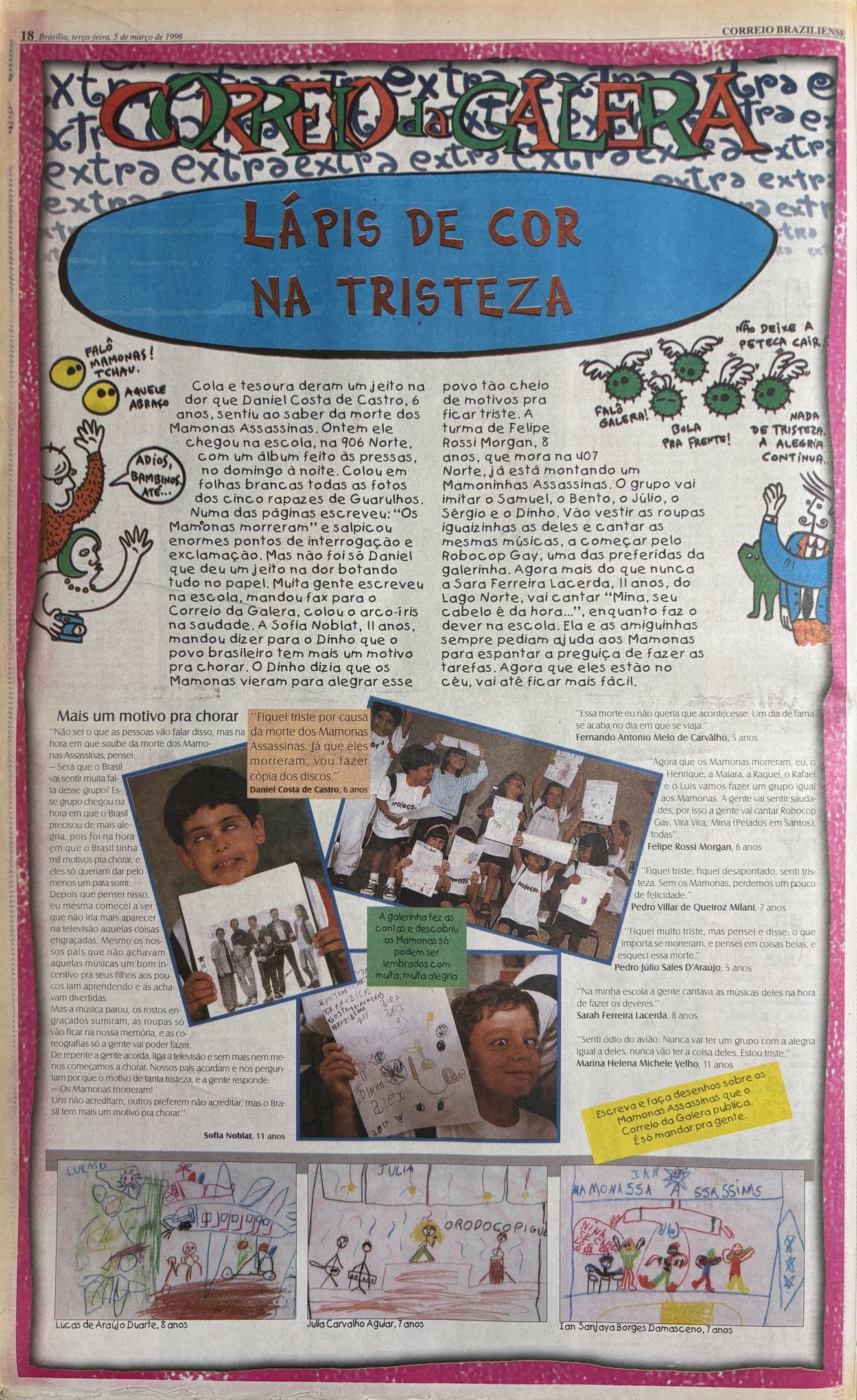 Acervo da cobertura do Correio Braziliense sobre o acidente que vitimou os integrantes da banda Mamonas Assassinas 