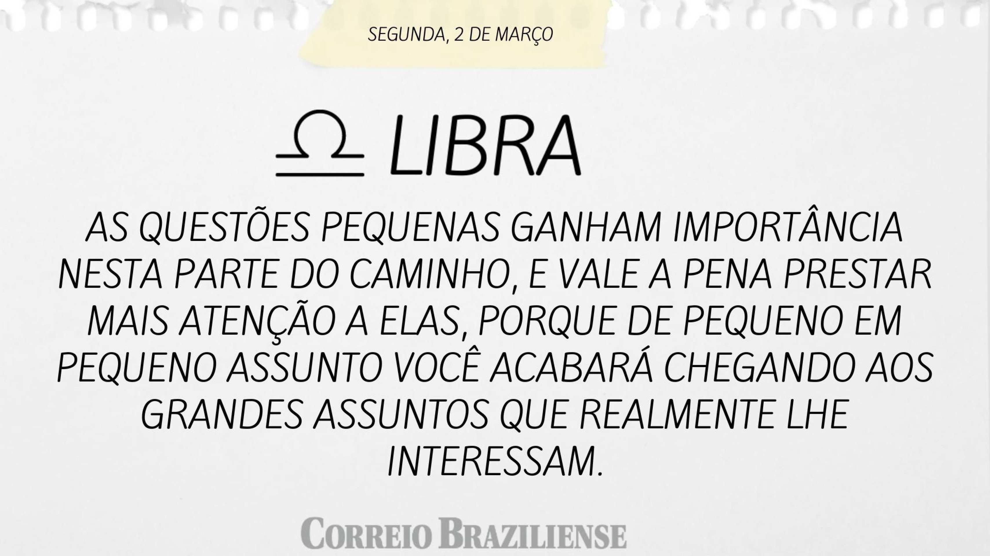 Hor&oacute;scopo desta segunda (2/3)  