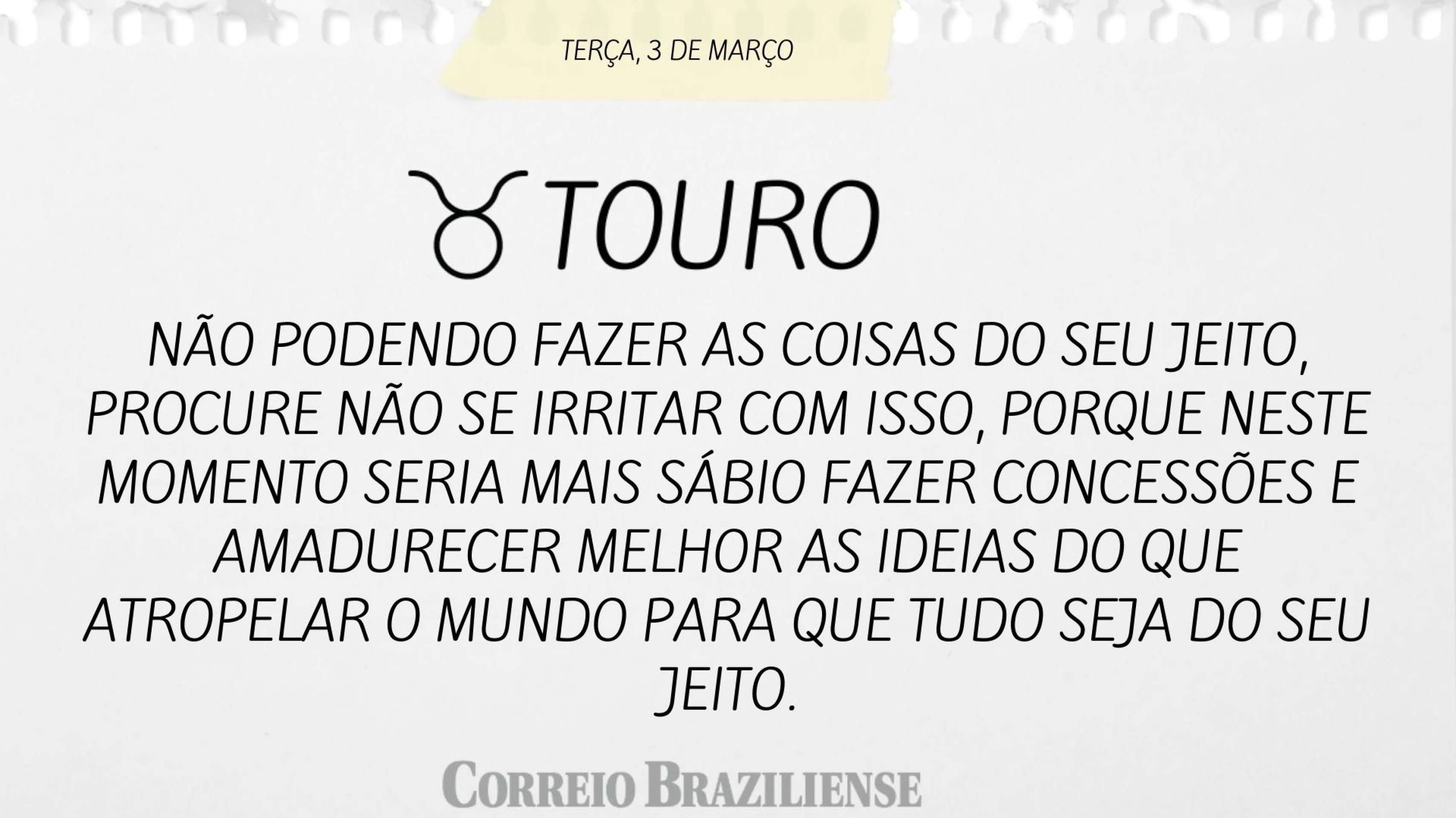 Hor&oacute;scopo desta ter&ccedil;a (3/3) 