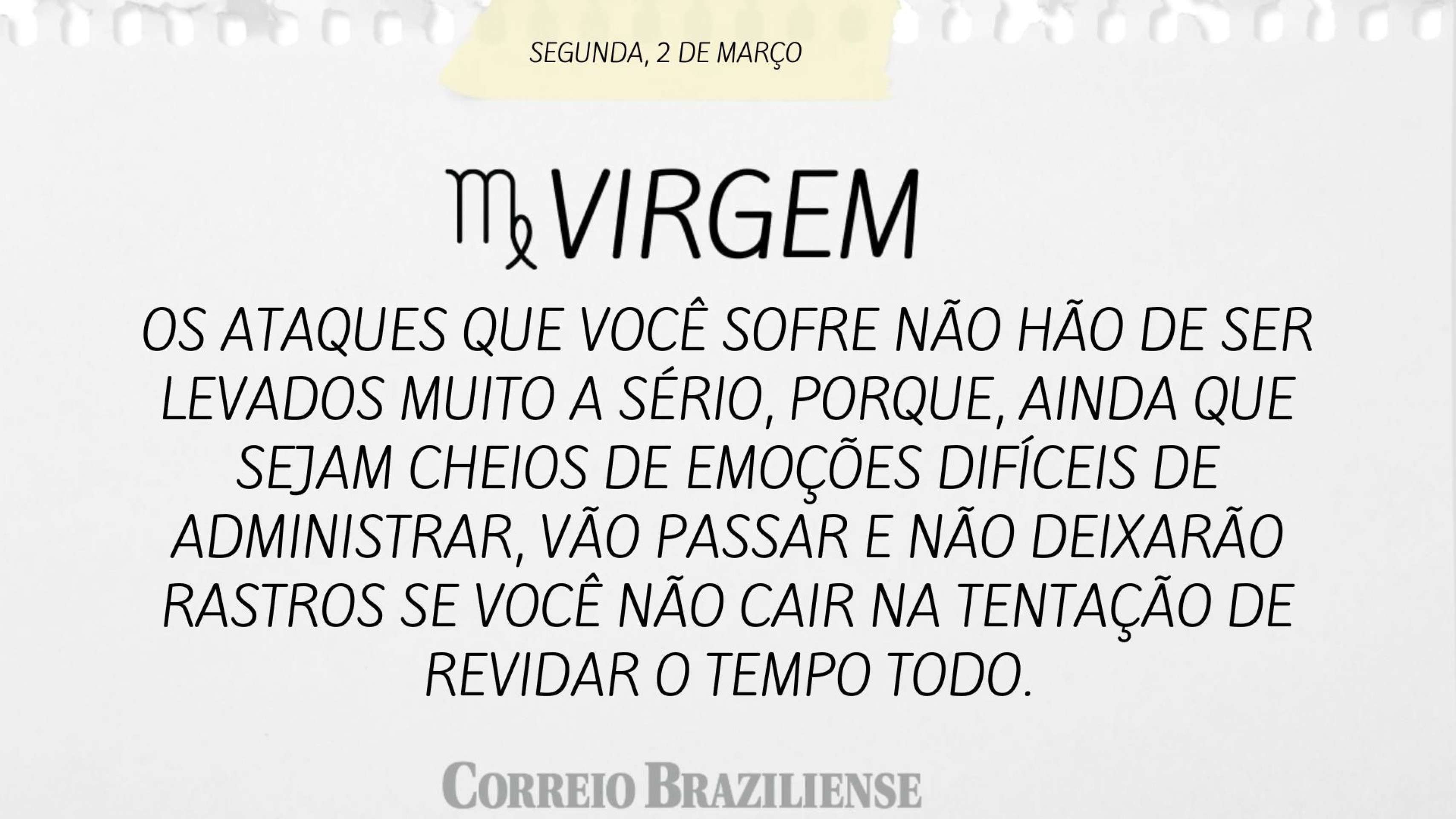 Hor&oacute;scopo desta segunda (2/3) 