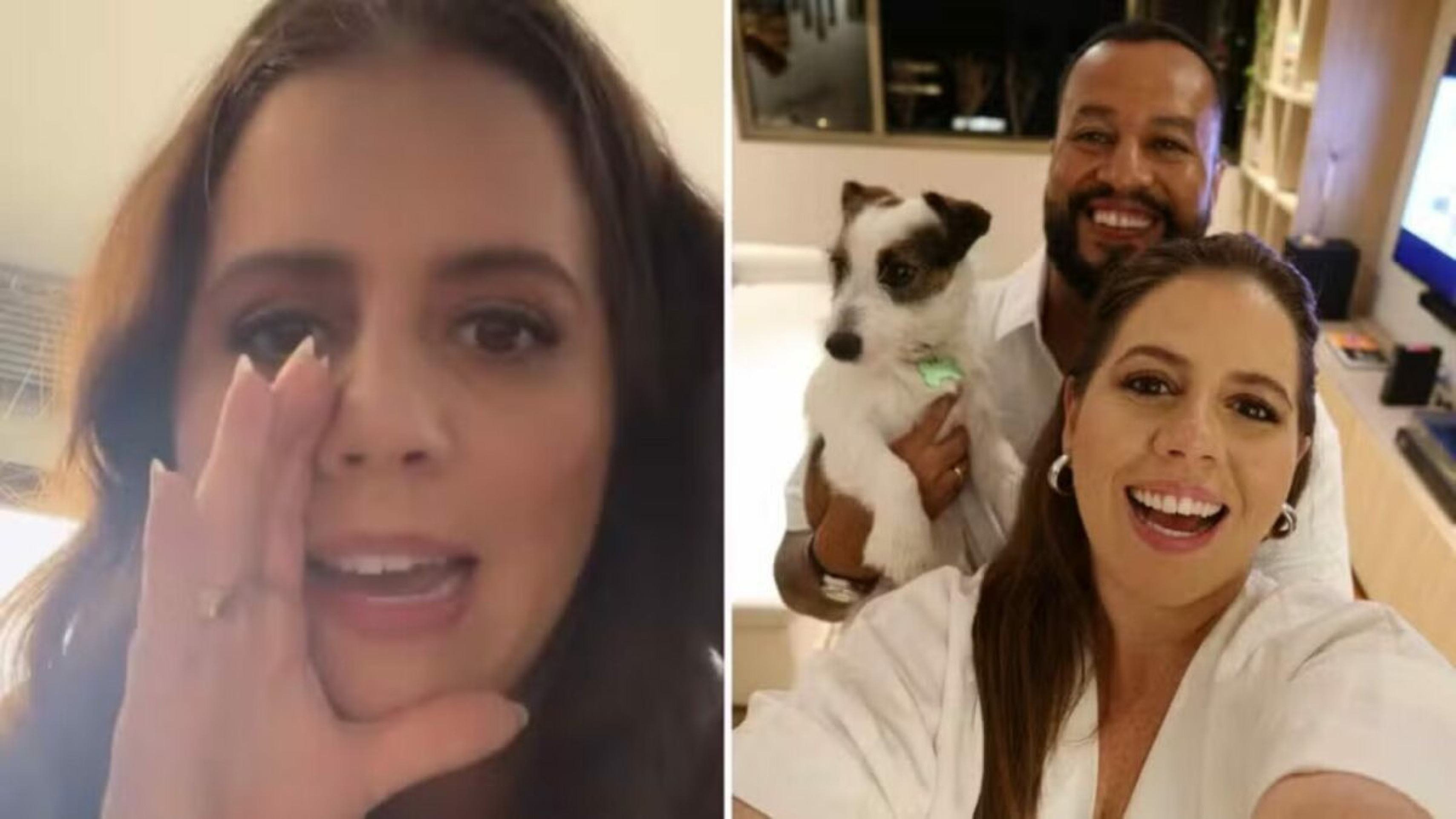 Tati Machado diz que marido levou 5 pontos após acidente: ‘No hospital’ -  (crédito: Observatorio dos Famosos)
