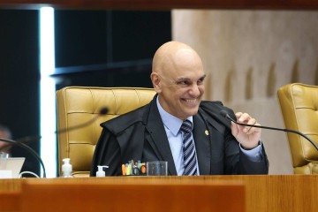 No gabinete de Moraes, o delegado vai assessorar o ministro em ações criminais a serem julgadas na Suprema Corte -  (crédito: Luiz Silveira / STF)
