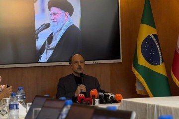 'Agradecemos a condenação do ato de agressão dos EUA e do regime sionista pelo governo brasileiro', diz Abdollah Nekounam -  (crédito: Reprodução/Embaixada do Irã)