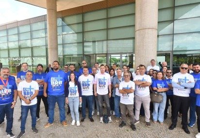 Sindicato dos Banc&aacute;rios convoca manifesta&ccedil;&atilde;o para pressionar parlamentares contra projeto sobre o BRB
 -  (crédito:  Ed Alves CB/DA Press) -Sindicato dos Banc&aacute;rios convoca manifesta&ccedil;&atilde;o para pressionar parlamentares contra projeto sobre o BRB
 -  (crédito:  Ed Alves CB/DA Press)