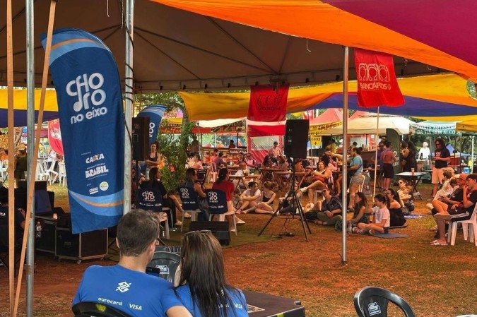 Idealizado em 2025 pela Soror Comunicação em parceria com o Choro no Eixo, o projeto nasceu com a proposta de criar espaços de conversa sobre temas centrais do universo feminino
- (crédito: Soror Comunicação) Idealizado em 2025 pela Soror Comunicação em parceria com o Choro no Eixo, o projeto nasceu com a proposta de criar espaços de conversa sobre temas centrais do universo feminino
- (crédito: Soror Comunicação)