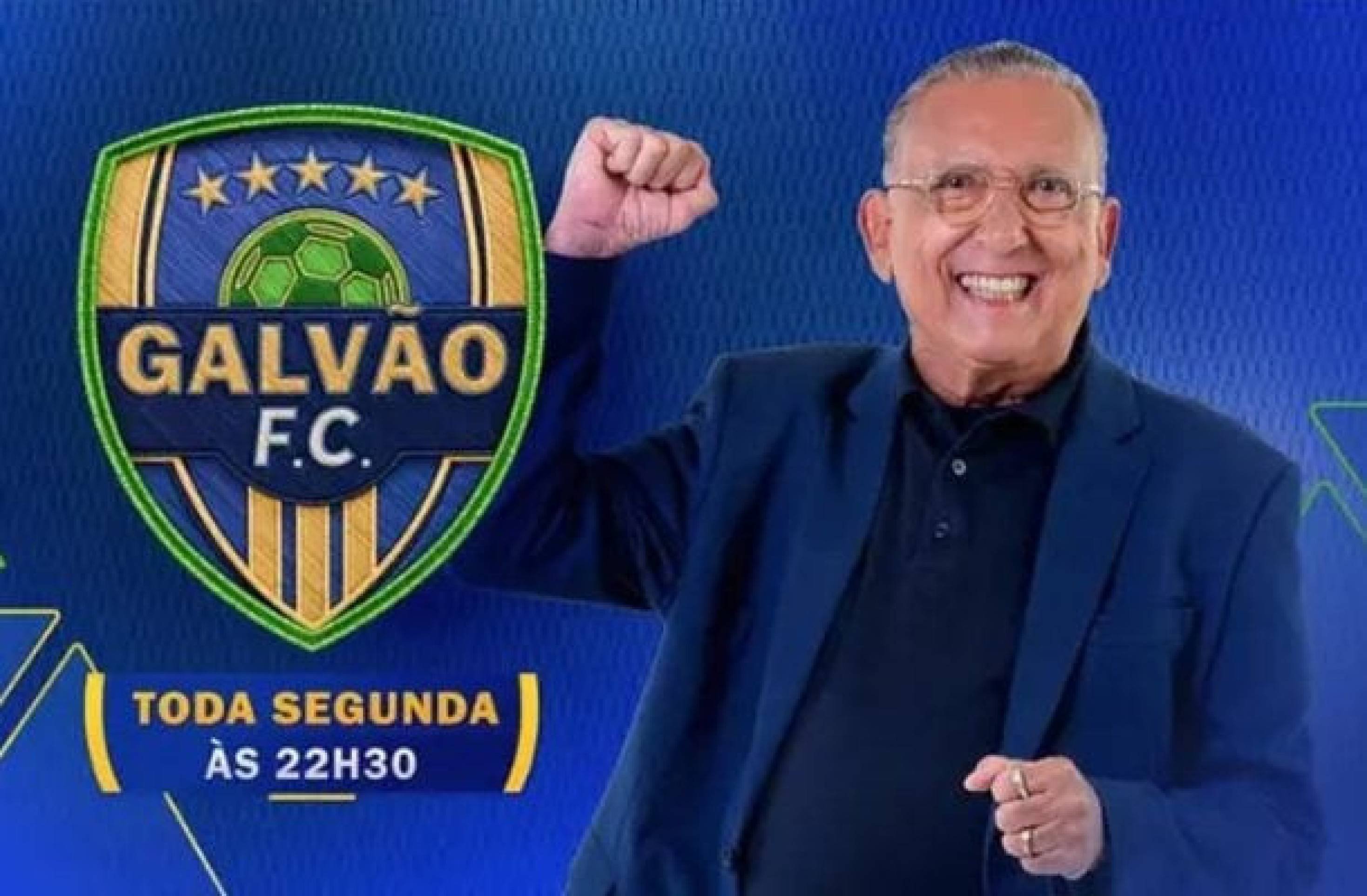 A nova atração de Galvão Bueno reunirá futebol, debate, entretenimento e a presença de uma plateia - (crédito: Foto: Divulgação) A nova atração de Galvão Bueno reunirá futebol, debate, entretenimento e a presença de uma plateia - (crédito: Foto: Divulgação)