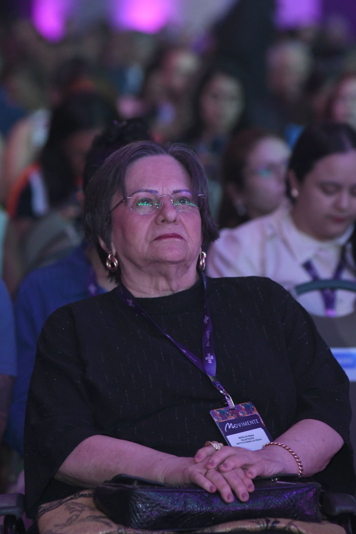 Maria da Penha foi convidada para palestrar no evento Movimento, organizado pelo Sebrae