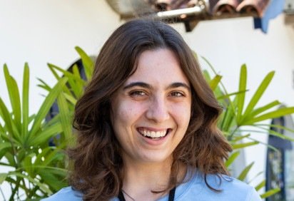 Gabriela Frajtag durante evento da Escola de Biologia Quântica, em Paraty (MG) -  (crédito: Arquivo pessoal)