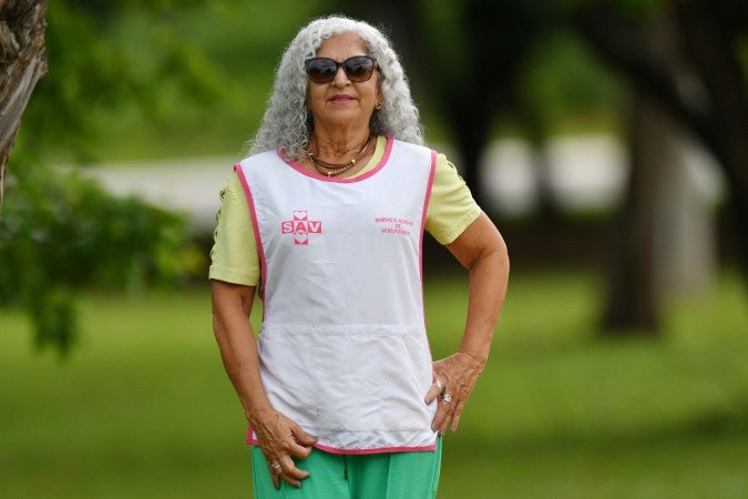 Depois da aposentadoria, Vandelicia decidiu se tornar voluntariada