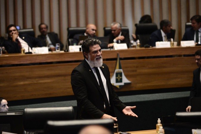 03/03/2026. Crédito: Minervino Júnior/CB/D.A Press. Brasil. Brasilia - DF. Sessão ordinária na Câmara Legislativa para aprovação de crédito para socorro financeiro do BRB. Deputado Jorge Viana - (crédito: Minervino Júnior/CB/D.A Press) 03/03/2026. Crédito: Minervino Júnior/CB/D.A Press. Brasil. Brasilia - DF. Sessão ordinária na Câmara Legislativa para aprovação de crédito para socorro financeiro do BRB. Deputado Jorge Viana - (crédito: Minervino Júnior/CB/D.A Press)