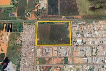 Tamanho da área, de 629.368,25 m², que prevê construções de lotes residenciais - (crédito: Divulgação/Codhab) Tamanho da área, de 629.368,25 m², que prevê construções de lotes residenciais - (crédito: Divulgação/Codhab)