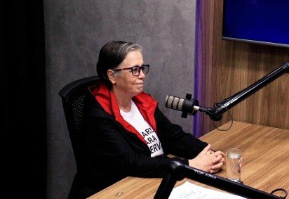 Presidente da Associação Preserva Serrinha, no Paranoá, Lúcia Mendes, no Podcast do Correio -  (crédito:  Benjamin Figueredo CB/DA Press. ) -Presidente da Associação Preserva Serrinha, no Paranoá, Lúcia Mendes, no Podcast do Correio -  (crédito:  Benjamin Figueredo CB/DA Press. )