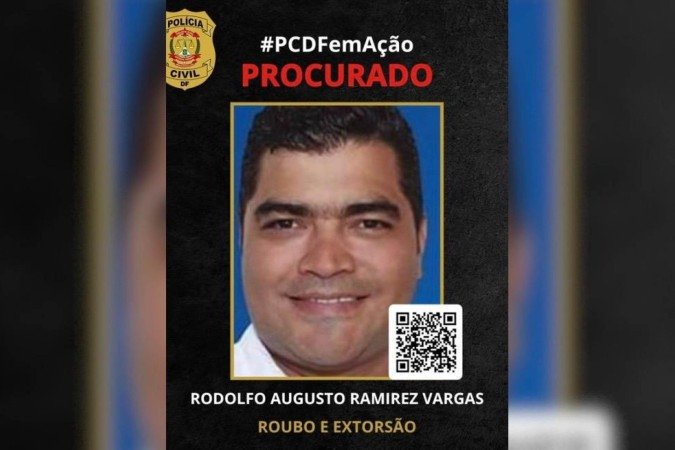 PCDF procura dois foragidos por roubo e extorsão contra vítimas no DF