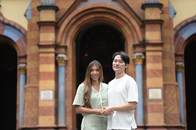 Morena Monacoe o Su-woong Kim participaram do reality Morena Monacoe o Su-woong Kim participaram do reality