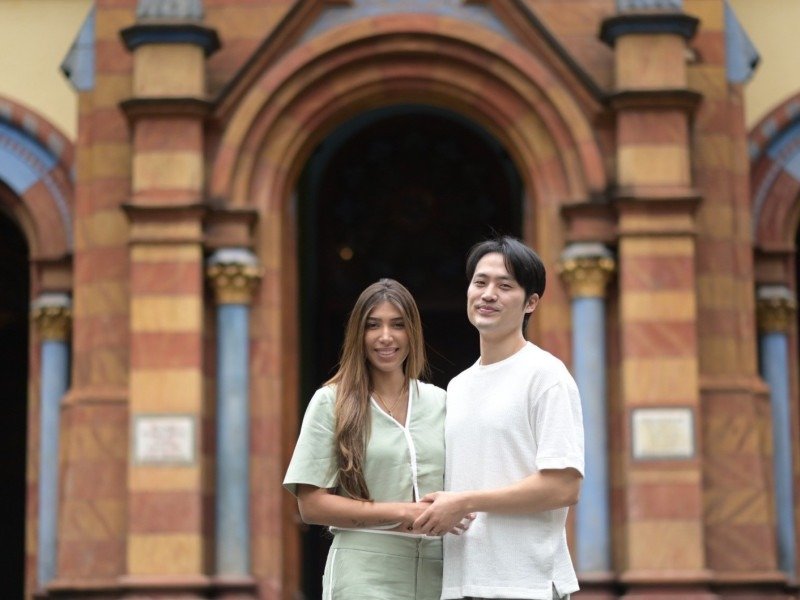 Morena Monacoe o Su-woong Kim participaram do reality 'Meu namorado coreano' da Netflix onde cinco brasileiras em diferentes estágios de relação à distância, viajam (atravessaram o mundo em busca) para a Coreia do Sul, onde algumas delas já estiveram visitando seus amados, para descobrir se suas relações irão sobreviver às expectativas e às diferenças culturais -  (crédito: Leandro Couri/EM/D.A. Press)